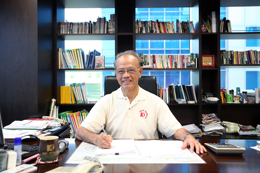 Mr. Sam Lee, the founder of Pan Taiwan
